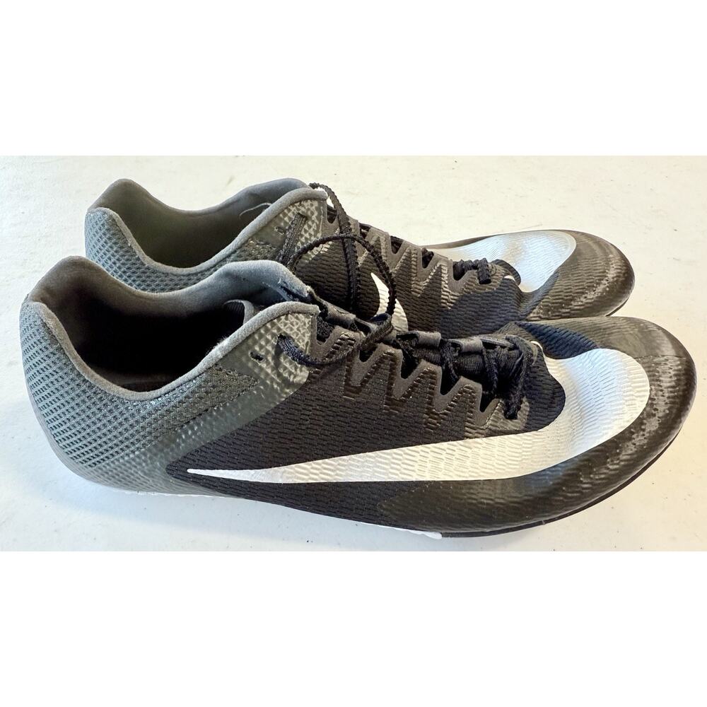 Nike Zoom Rival Sprint Cleats Black Spikes Track Shoes DC8753-001 Men's Size 11